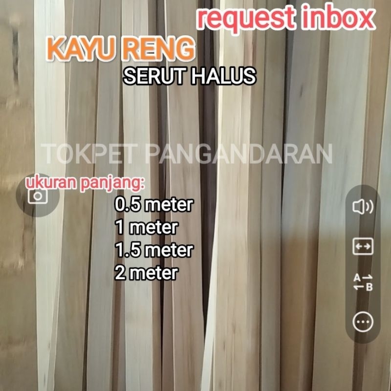 KAYU RENG 2X3 2 METER KASAR HALUS