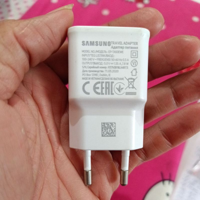 adaptor charger Samsung 10 watt original bawaan hp