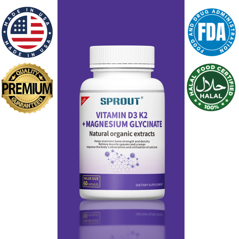 Vitamin D3K2 + Magnesium Glisinat, kombinasi sempurna untuk fungsi otot, jantung, dan saraf sehat