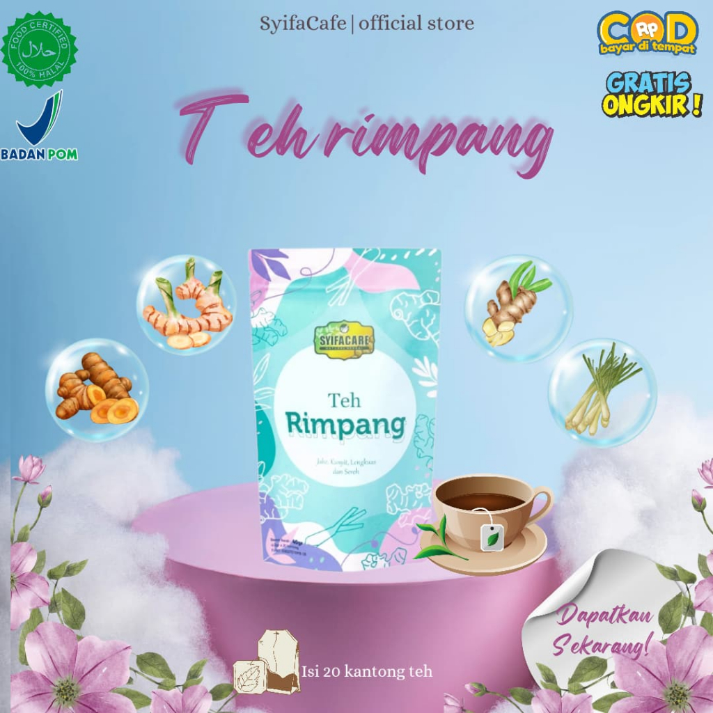 

Teh Rimpang Syifacare Minuman Rempah ala JSR Teh Diet Detox & Pelangsing Herbal Isi 20 Kantong Teh