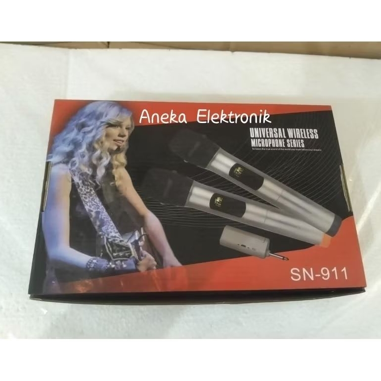 Microphone Sony SN-911 Mic wireless tanpa kabel