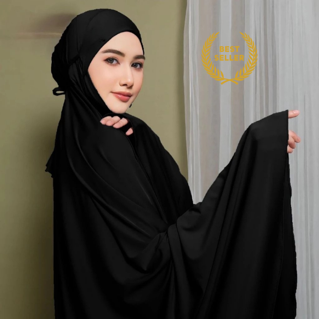 Mukena Dewasa Jersey Penutup Dagu Telekung Malaysia Terbaru 2025