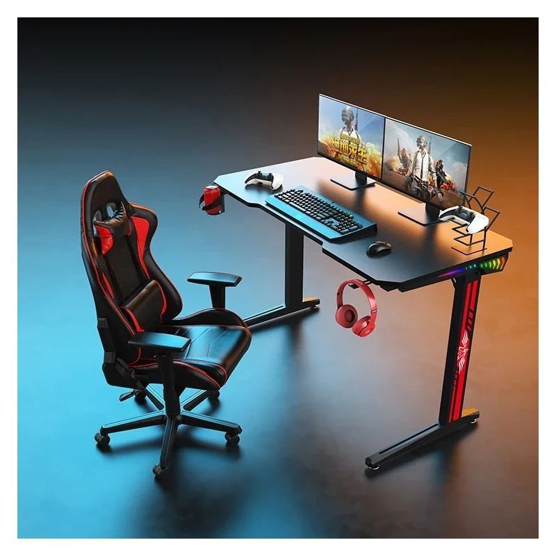 Spirit Meja Gaming Komputer PC Table RGB LED Light Sedang 1000