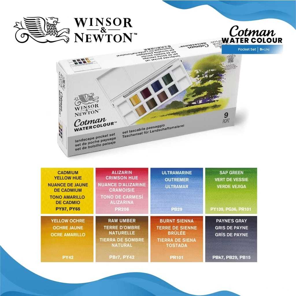 

Gramedia Tunjungan : Cotman Watercolor Landscape Pocket set
