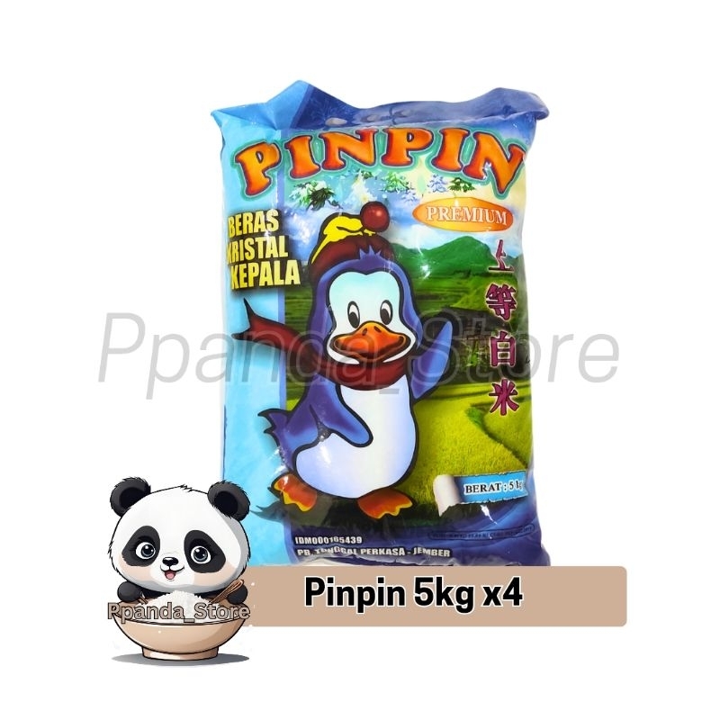 

Beras pinpin 5kg×4 (isi 4 sak) wangi dan punel