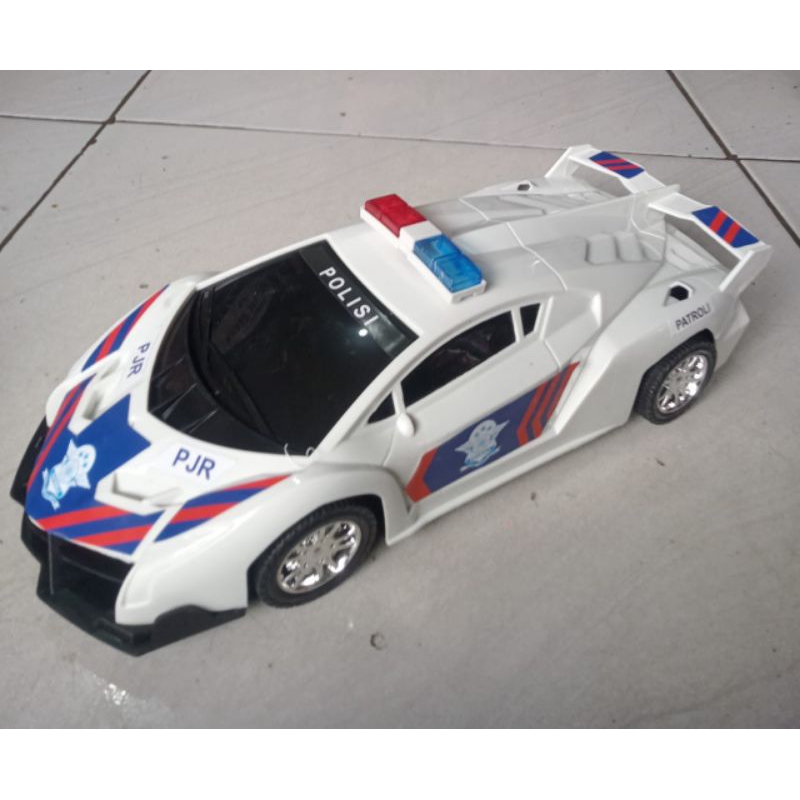 mainan mobil polisi lamborgini rkc 02026