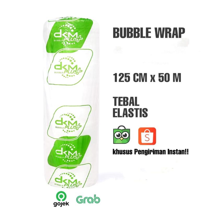 

bubble wrap 125cmx50m DKM plus (KHUSUS PENGIRIMAN INSTAN)