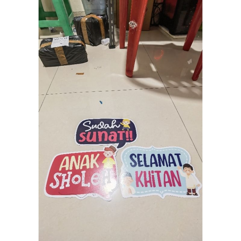 DEKORASI KHITANAN / TOPPER SUNATAN / TOPPER KHITANAN