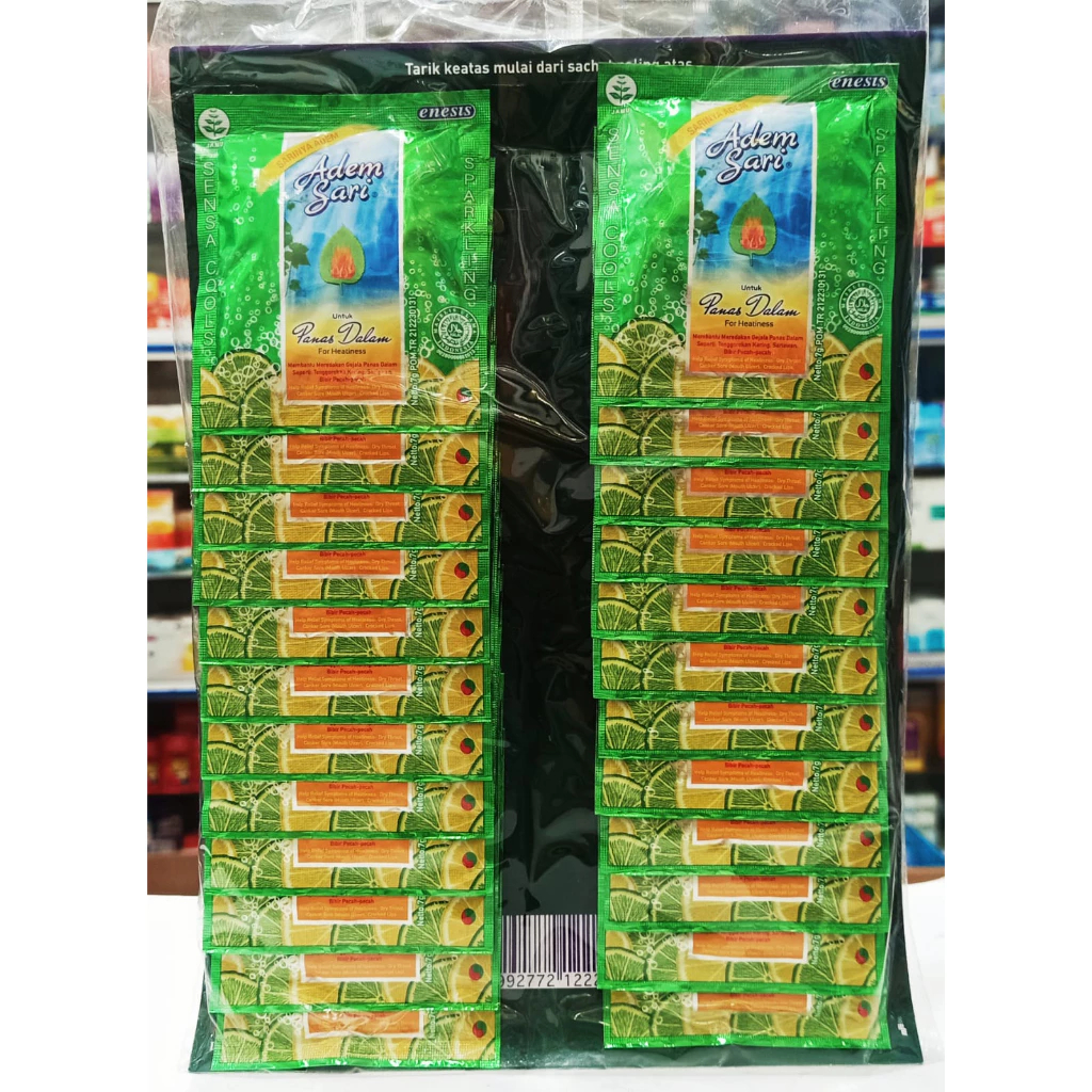 

-MTZ- ENESIS ADEM SARI SACHET 7GR [HARGA 1 PACK ISI 24 SACHET]