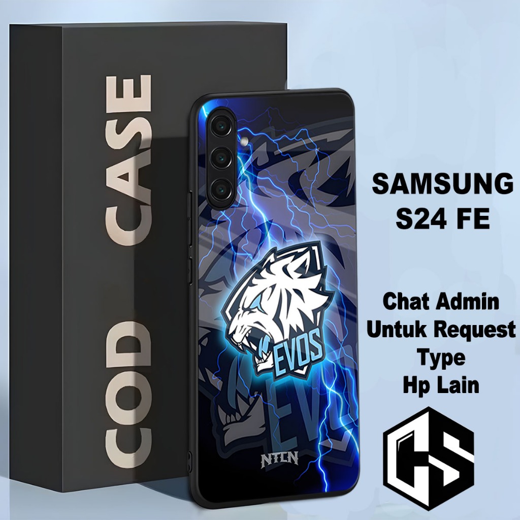 (COD 111) Softcase glossy kilau untuk type Hp SAMSUNG S24 FE / Motif Esport/case samsung s24 fe/casi