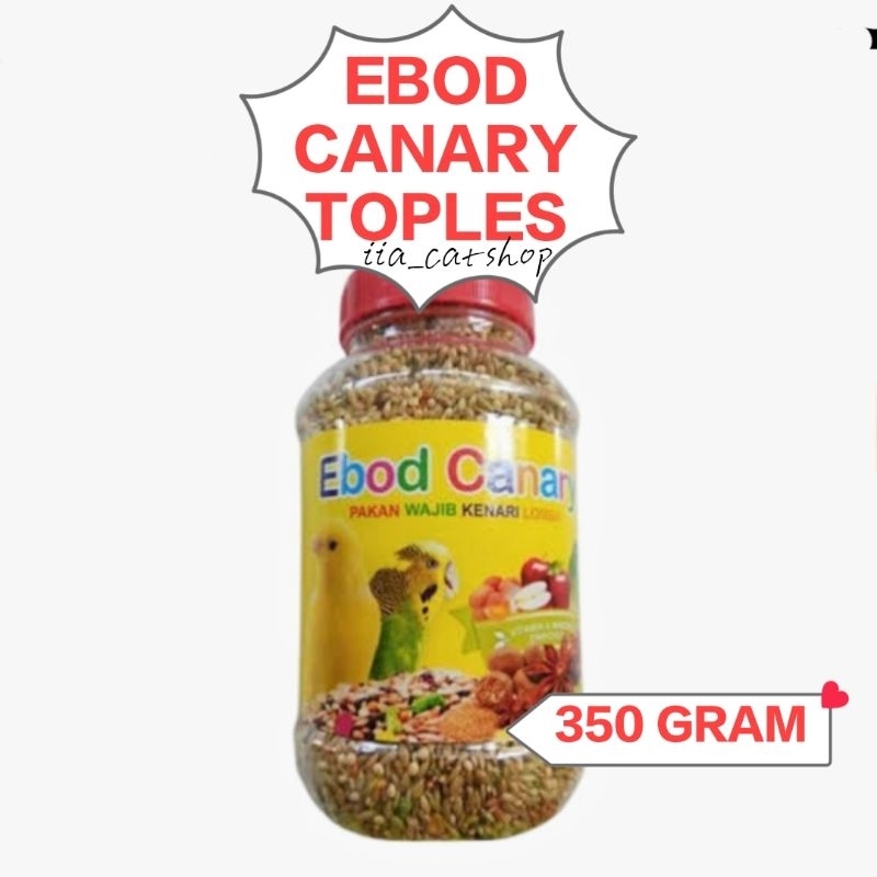 PAKAN BURUNG KENARI HARIAN KEMASAN TOPLES EBOD CANARY