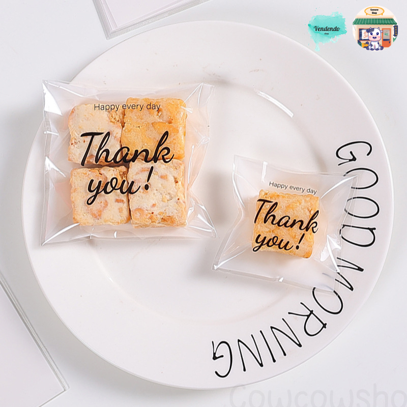 

(100 PCS) Plastik Kemasan Opp Cookies Thankyou have a Nice Day | Plastik Nastar Cookies Permen