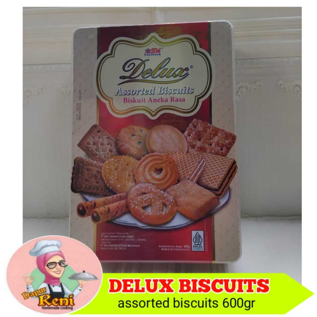 

Delux assorted biscuits kemasan kaleng 600gr/kue lebaran