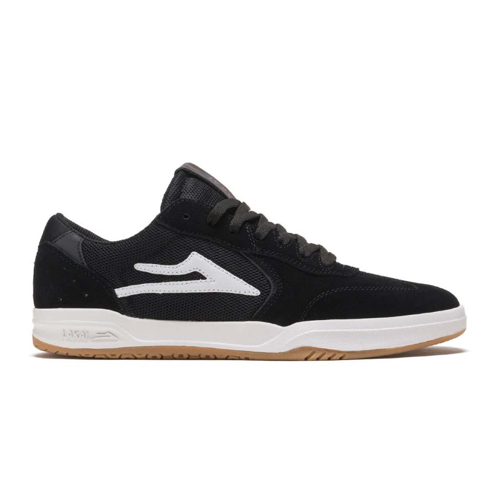 LAKAI ATLANTIC BLACK/WHITE SUEDE