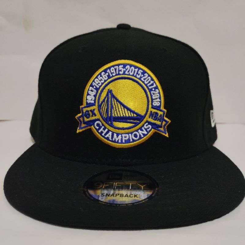 Topi New Era NBA Golden State Warriors GSW 6x Champions