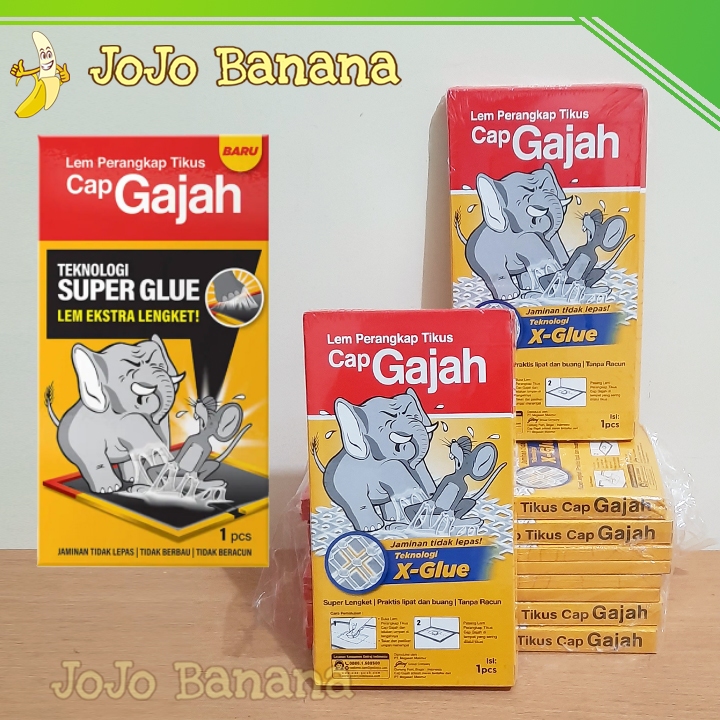 LEM TIKUS CAP GAJAH ORIGINAL Papan X-Glue Board Mouse Rat Super Kuat