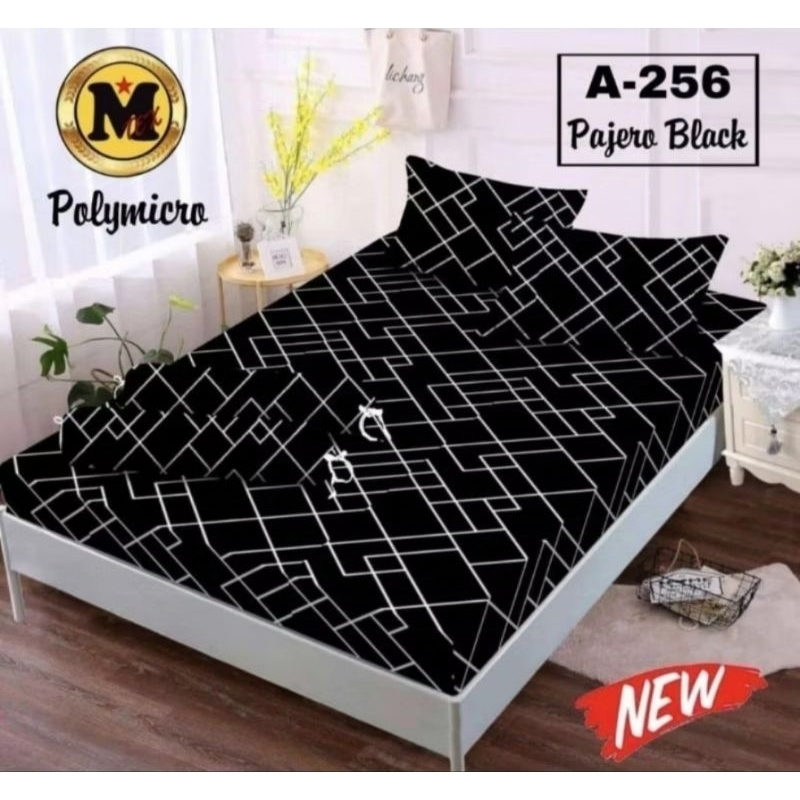 (PRODUK BARU&TERMURAH) SPREI PAJERO HITAM/SPREI PAJERO ABU/SPREI PAJERO AESTHETIC