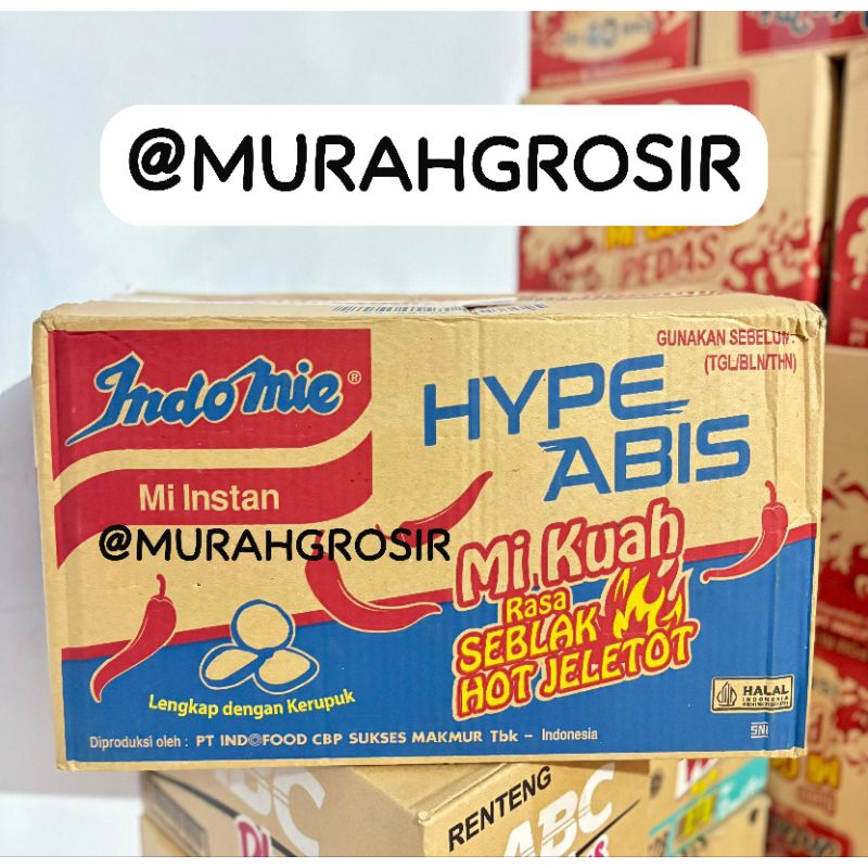 

[1 DUS ISI 40 BUNGKUS] INDOMIE SEBLAK HOT JELETOT