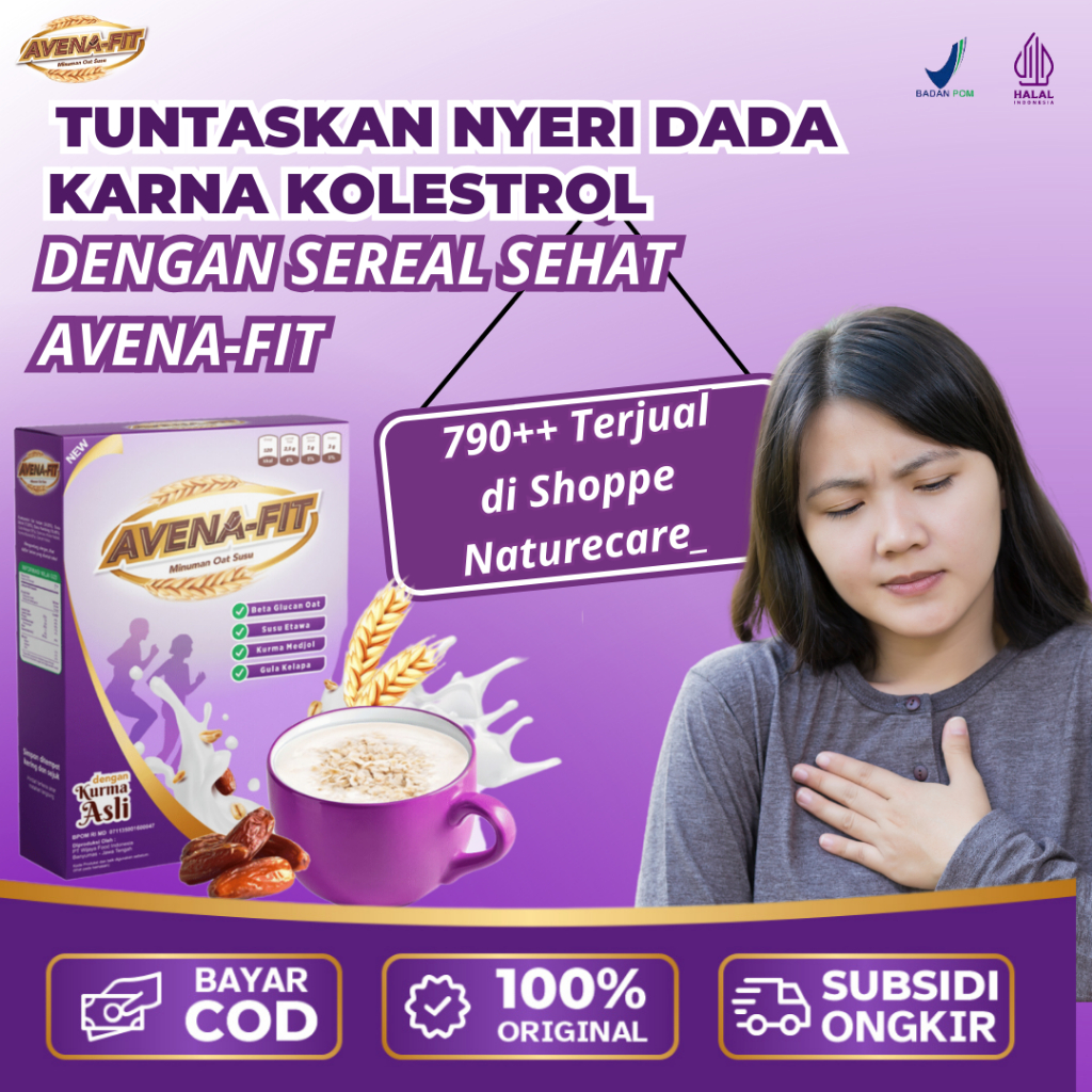 

Avenafit | Sereal Oat Susu Solusi Hemat Turunkan Kolesterol Jahat | Avenafit Minuman Sehat Original 100%