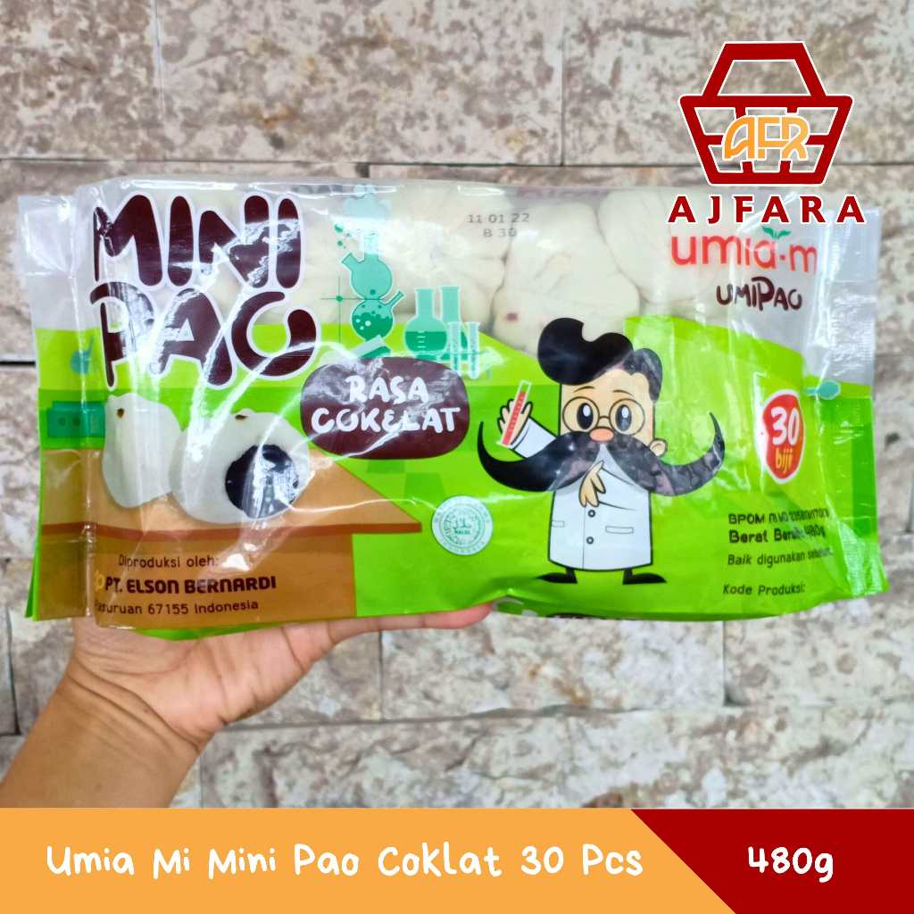 

Umiami Mini Pao Ayam 30 Pcs 480 gram/Umiami Mini Pao Coklat 30 Pcs 480 gram/Umiami Mini Pao Daging Sapi 30 Pcs 480 gram/Umiami Mini Pao Strawberry 30 Pcs 480g