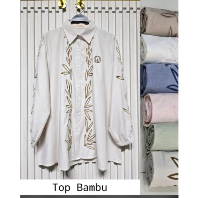 Top Bambu Winody Update Fashion Terbaru Winody Atasan Wanita Kekinian Hijab friendly Kemeja Wanita K