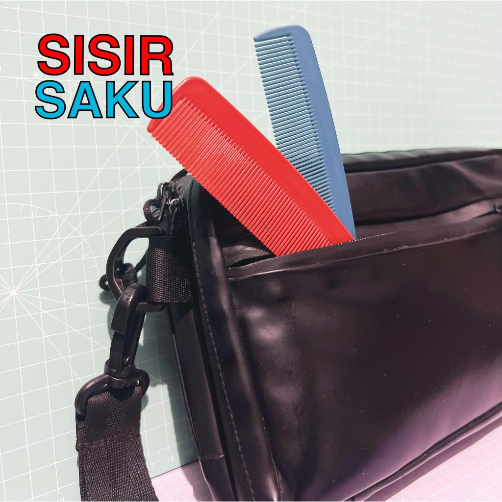 SISIR SAKU MINI 12CM | Sisir Rambut Kecil  (Pria / Wanita / Unisex) | Sisir Pomade