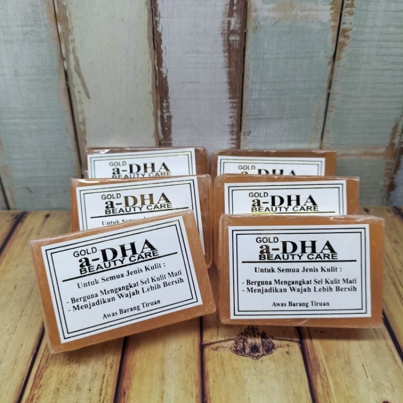 SABUN A DHA GOLD // Sabun Dha Beauty Care 6 Pcs