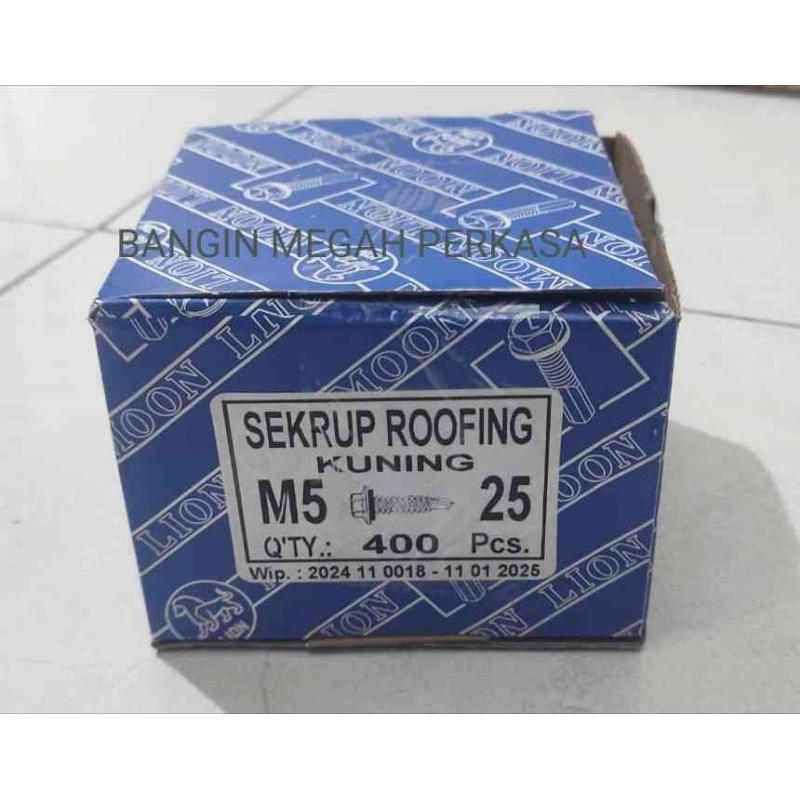 Skrup Roofing Halus Atap 2,5 cm [1 dus = 400 Pcs]