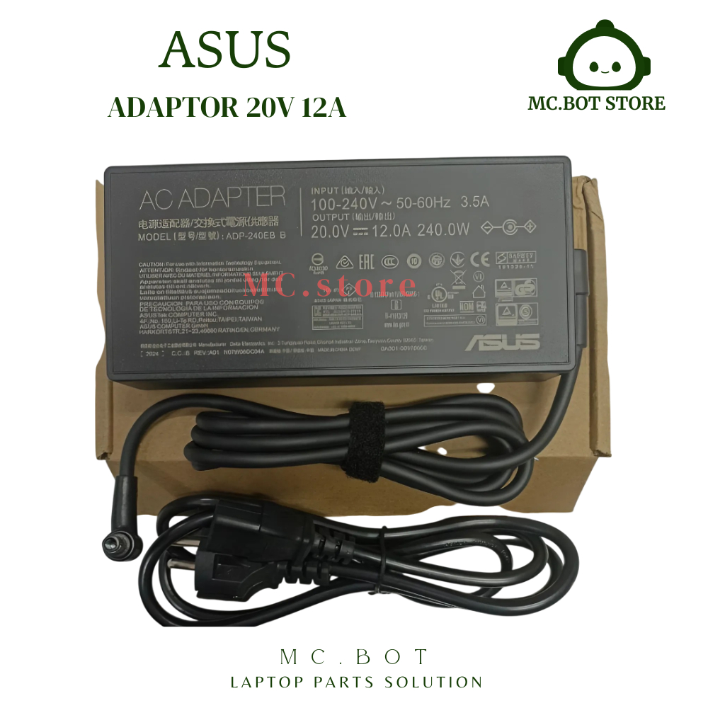 CHARGER CASAN ADAPTOR ADAPTER NOTEBOOK LAPTOP ASUS TUF GAMING ADVANTAGE EDITION TAHUN 2023 A16 FA617