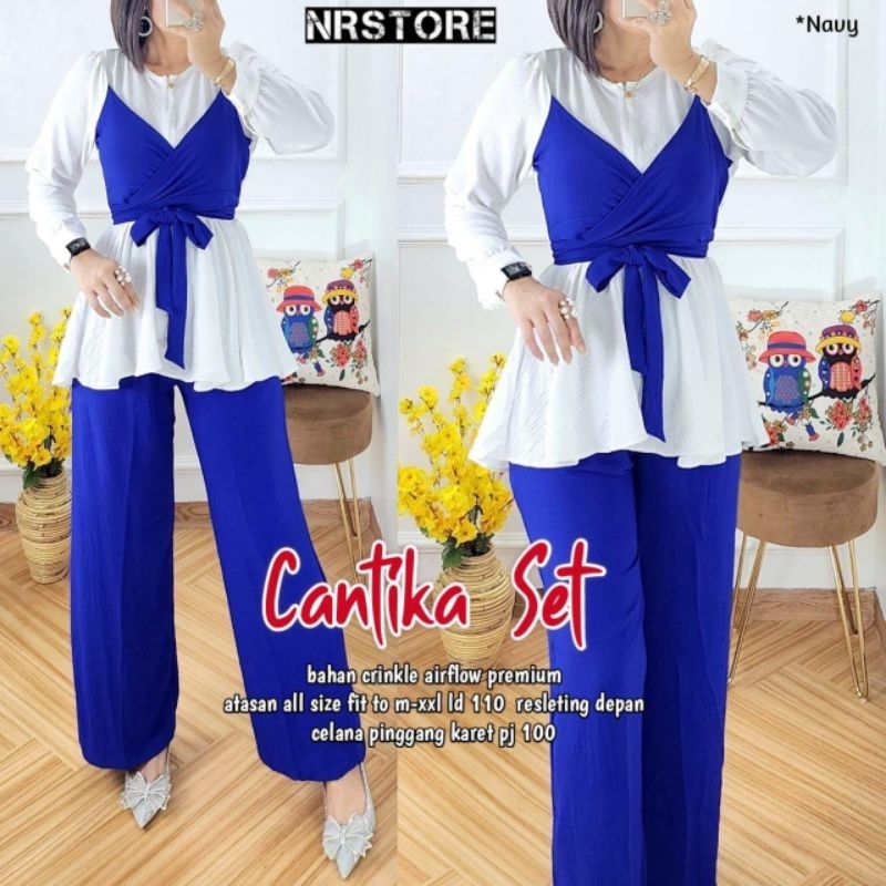 baju setelan celana Cantika