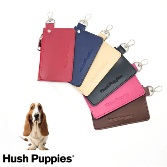 Hush Puppies Pouch Keychain gantungan kunci STNK dompet keren Revvy hss