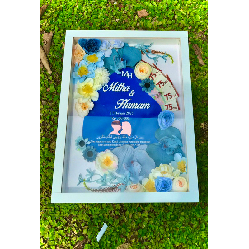 Mahar akrilik tetes air / mahar seserahan / seserahan akrilik