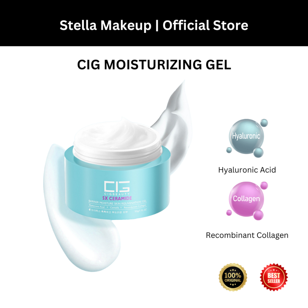CIG Beauty 5X Ceramide Barrier Moisture Skin Rejuvenation Gel - 5X Pro-Xylane Ceramide 3IN1 Skin Moi