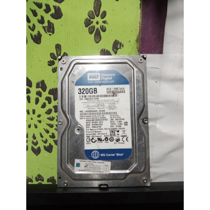 HDD Hardisk PC 320GB SENTINEL 100%