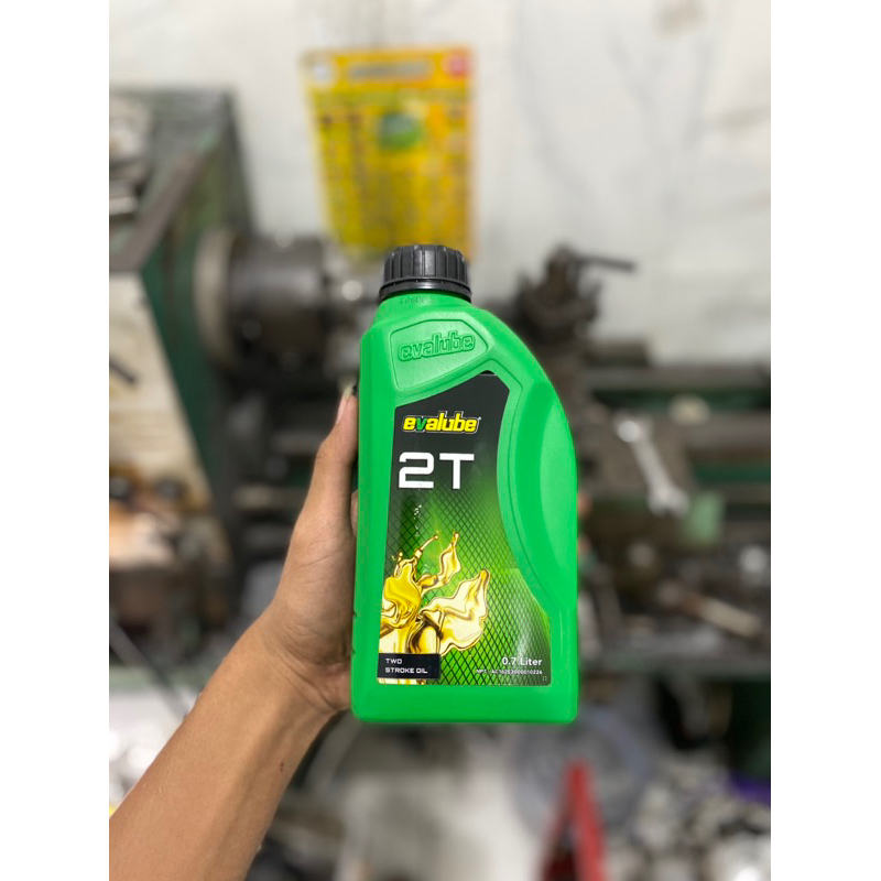 oli motor oli samping 2 tak termurah evalube hijau 2tak