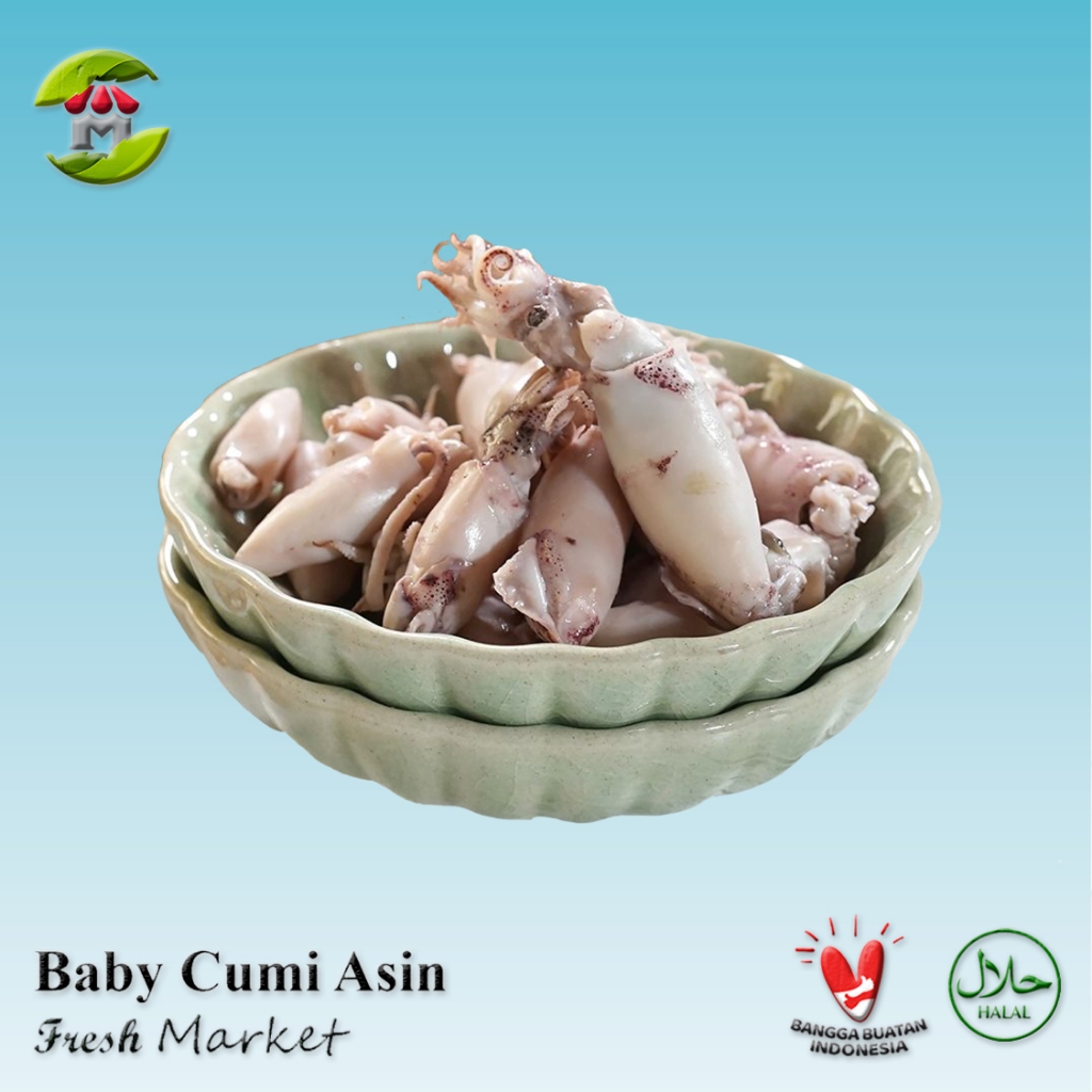 

[BOGOR] Baby Cumi Asin Pack 250gr