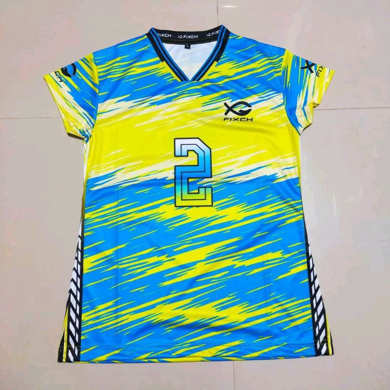 kaos atasan olahraga bola voli printing desain terbaru
