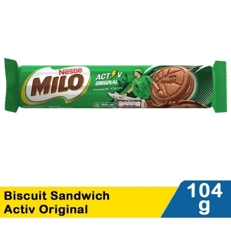 

Milo Biscuit Sandwich Activ Original104G