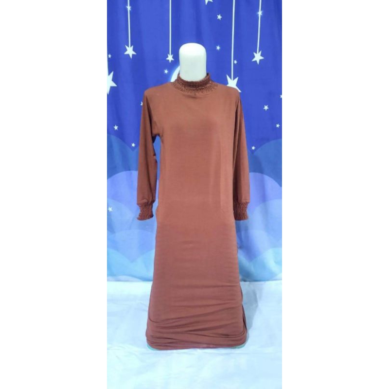 Dalaman gamis bahan kaos tebal