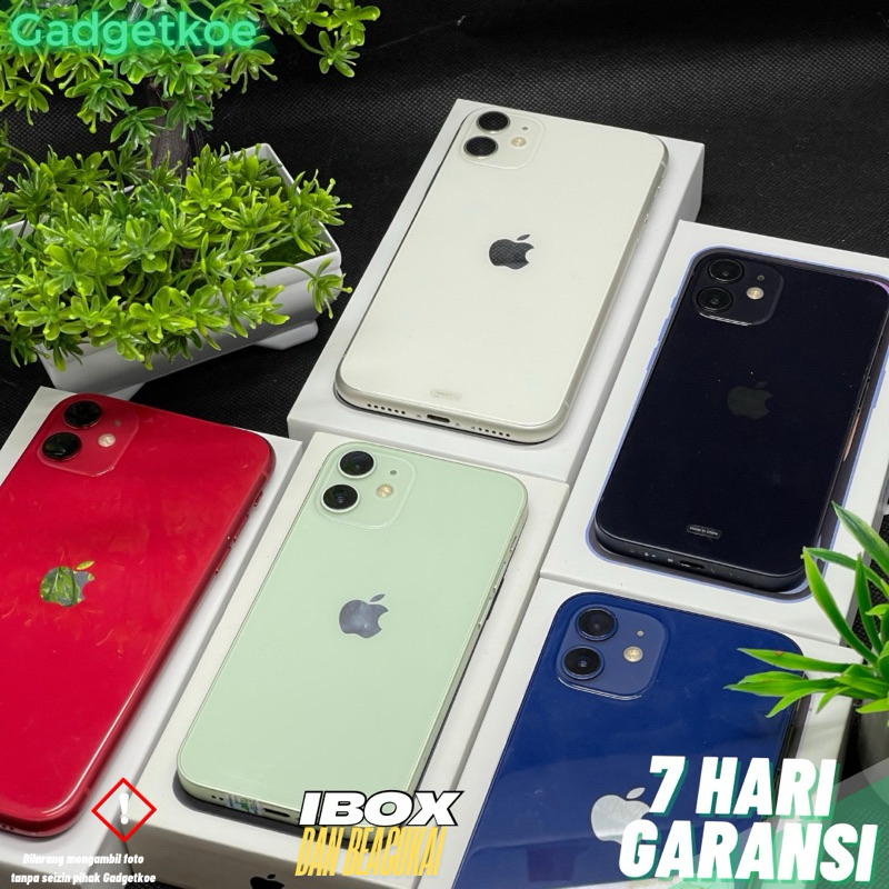 iphone 12 / 12MINI 64GB/128gb IBOX RESMI INDONESIA RAYA