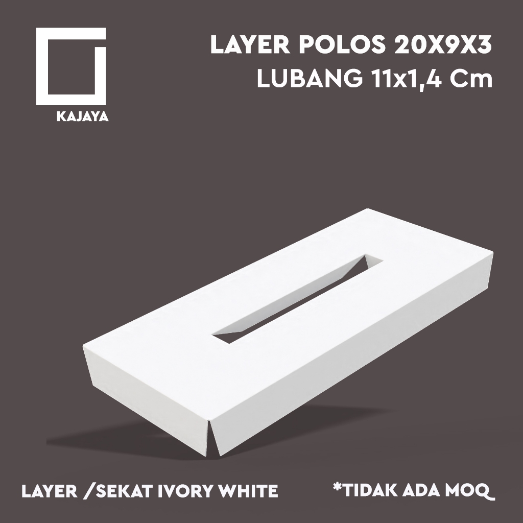 

Layer Sekat untuk Box Polos 20x9x3 cm Kertas Ivory_Kotak Parfum 10 mm Kemasan Gift Wedding Kado unik Scarf Chocolate Packaging