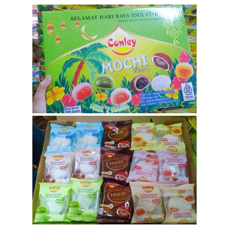 

Mochi mix rasa 1 box isi 30 edisi hampers lembaran