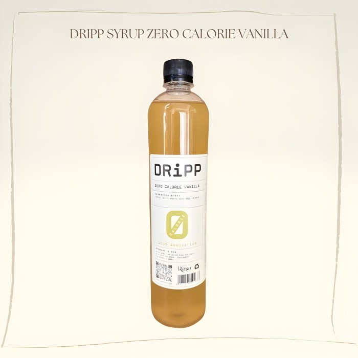 

DRIPP Zero Calorie Vanilla Syrup 760 Ml