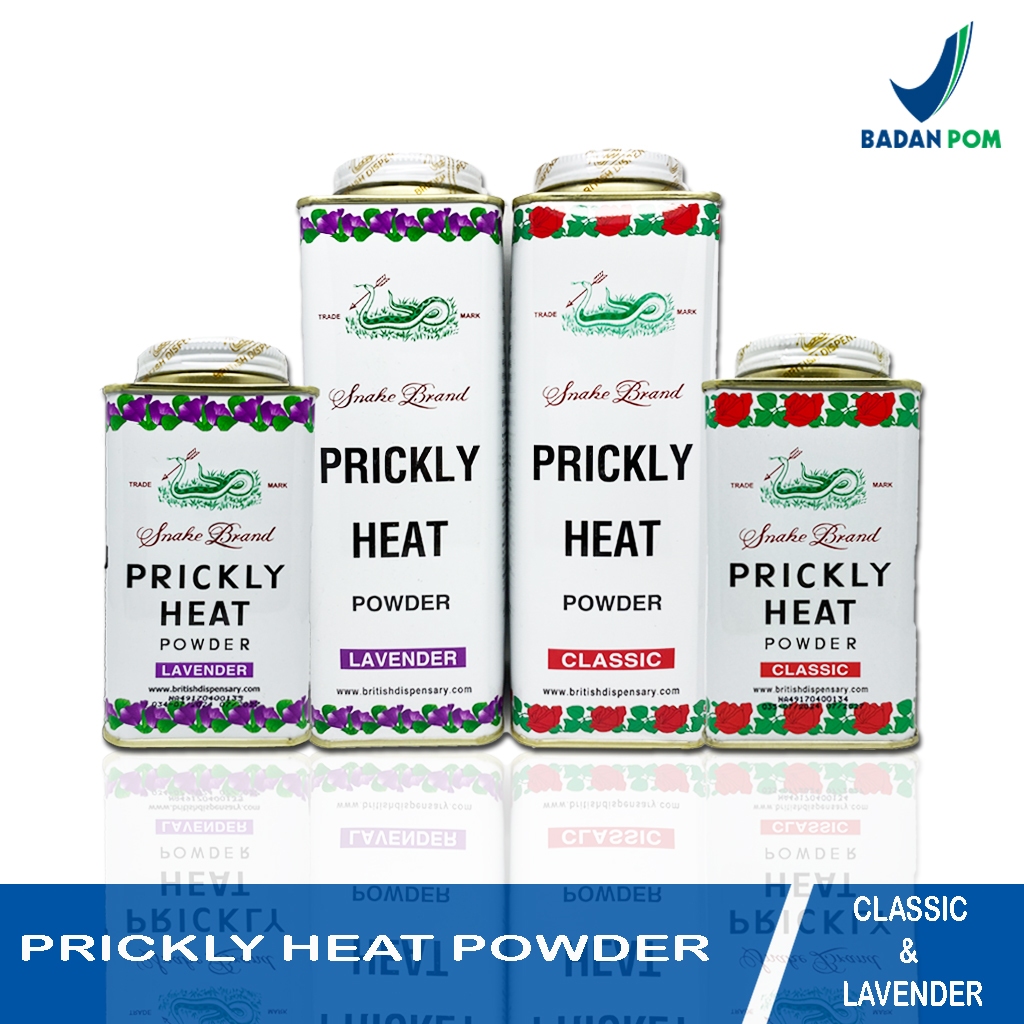 PRICKLY HEAT - BEDAK ULAR bedak gatal - biang keringat