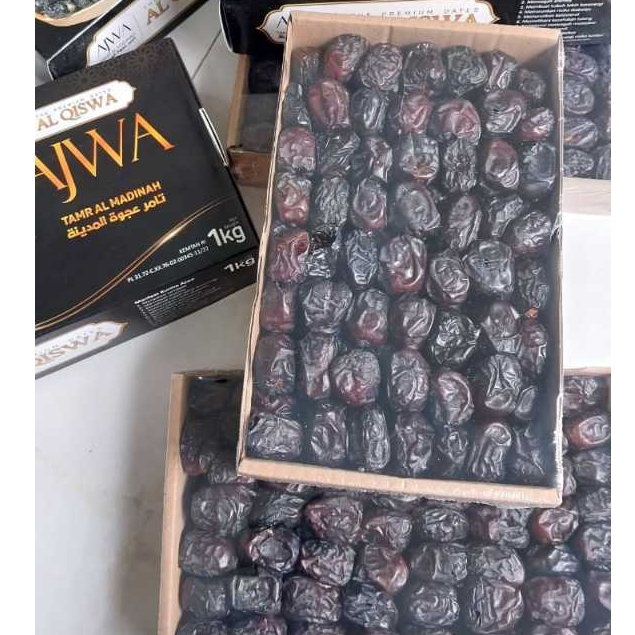 

Kurma Ajwa AL QISWA - Kurma Nabi - Kurma Ajwah 1KG QISWA