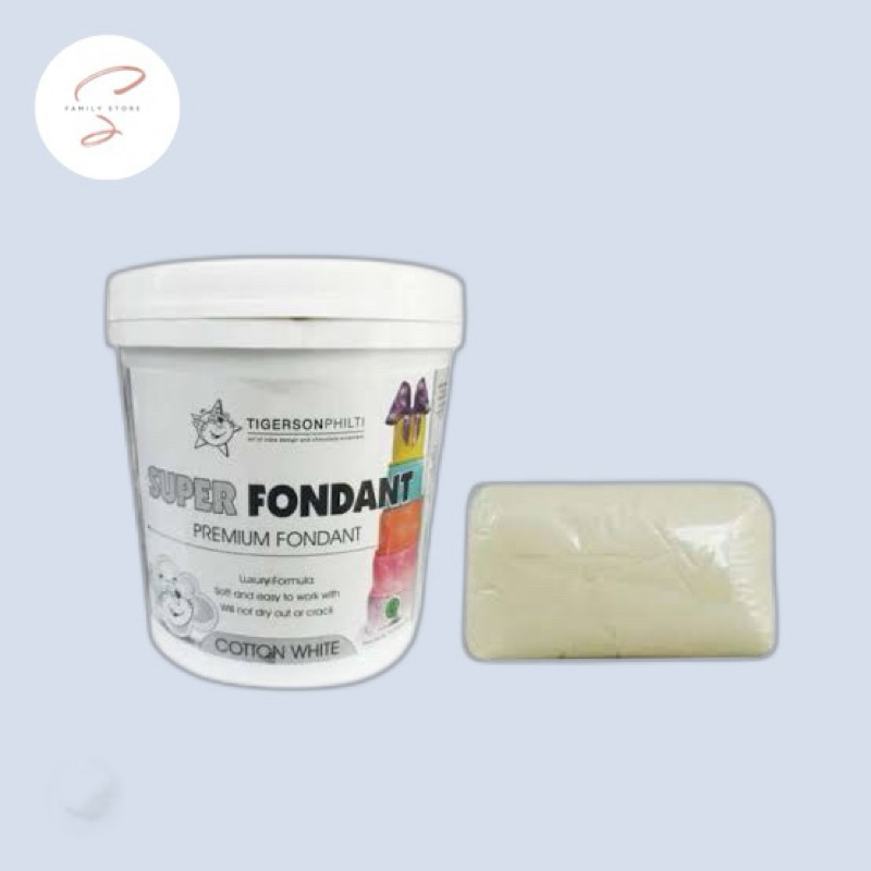 

Tigerson Super Fondant White repack 250gr