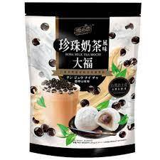 Yuki Love Mochi Boba bubble milk tea matcha coffee sea salt taiwan impor teh susu kopi manis kenyal