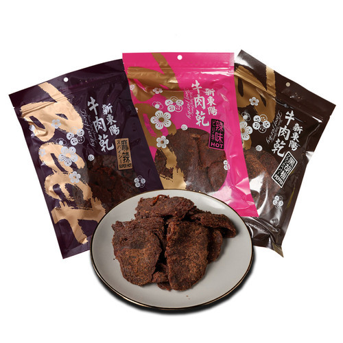 

Hsin tung yang jerky beef pork original hot daging dendeng sapi babi gurih manis asin taiwan import