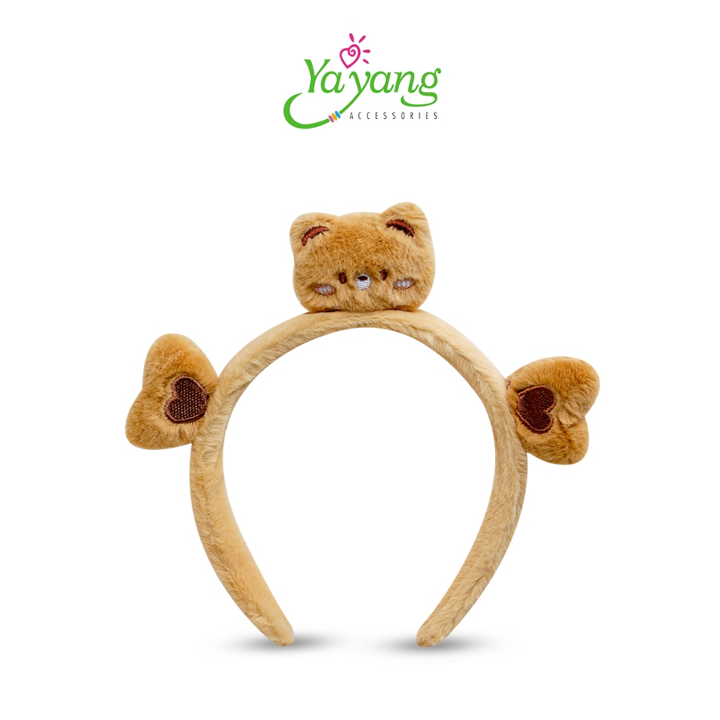 Yayang Bando Bandana Karakter Beruang Lucu - Aksesoris Fashion Rambut Anak Perempuan - NAN6488