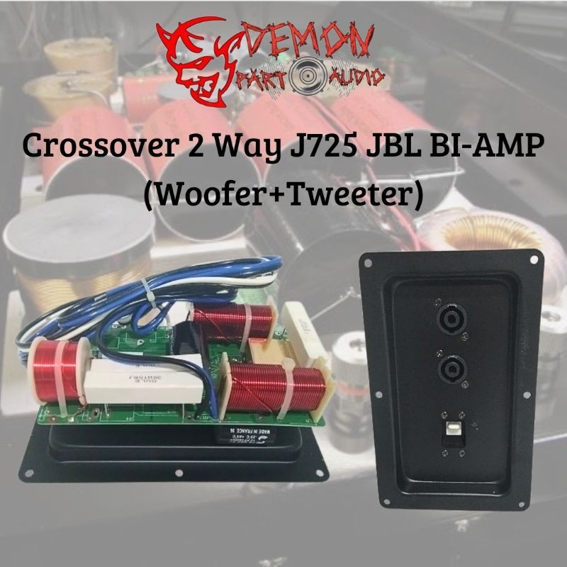 Crossover 2 Way J725 JBL BI-AMP (Woofer+Tweeter)